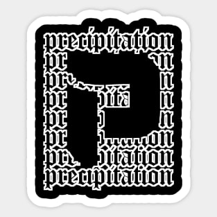 PRECIPITATION _ frost, snow, chemical crystal Sticker
